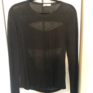 A. L. C. Open Back Shirt